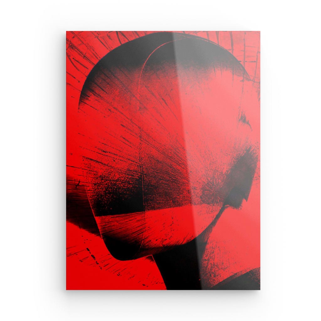 Fine Art Print | Dierk Osterloh - Ignorance red, cutting edge 23 F