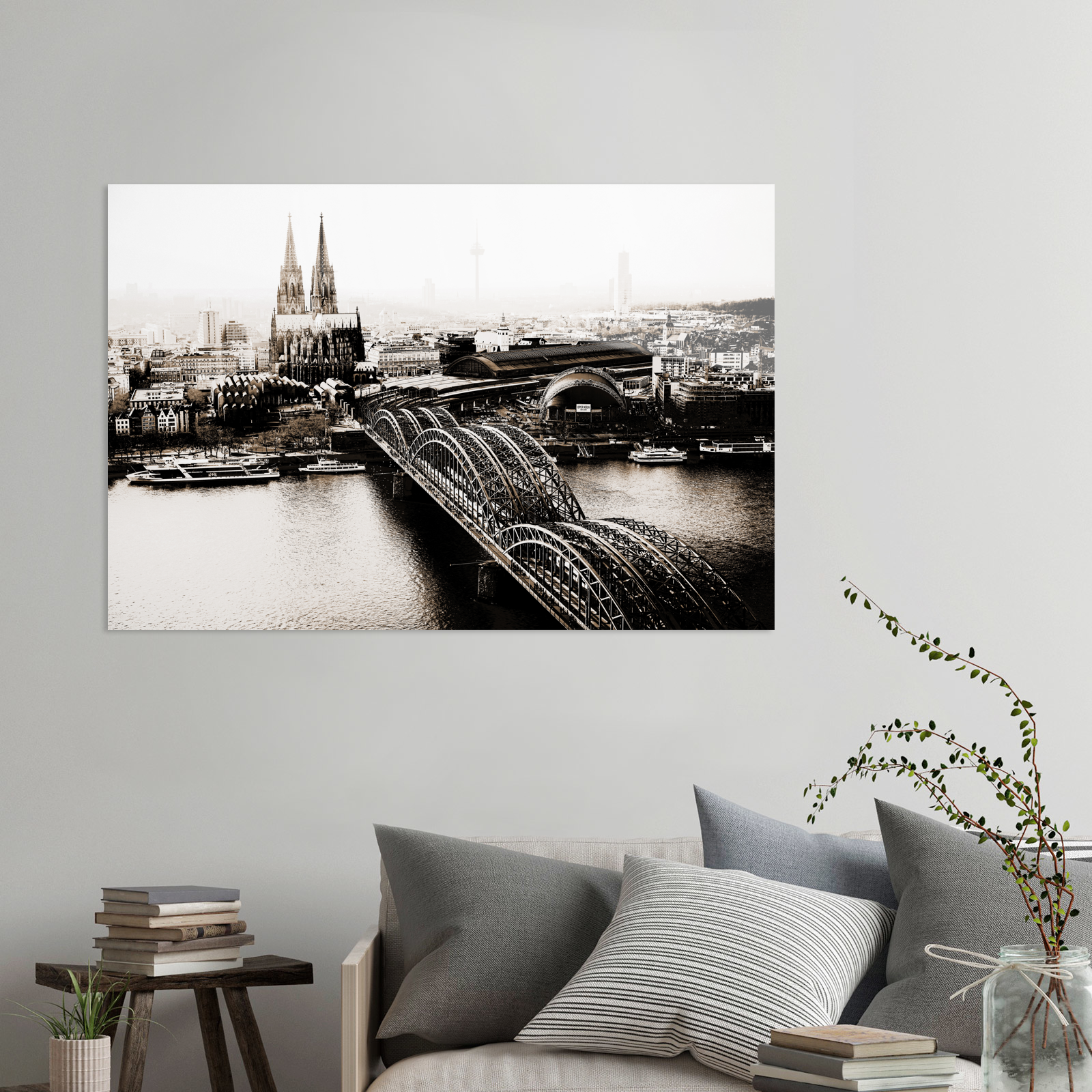 Fine Art Print | Dierk Osterloh - Köln - Hohenzollernbrücke 01
